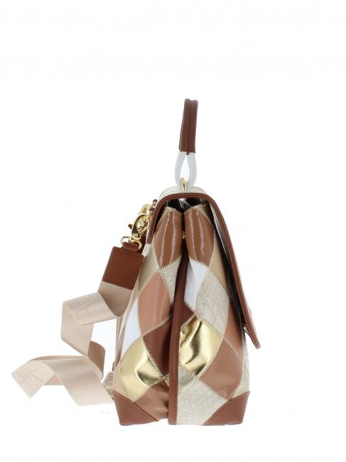 PATCH Handtasche, mit Schultergurt BEIGE - Damentaschen