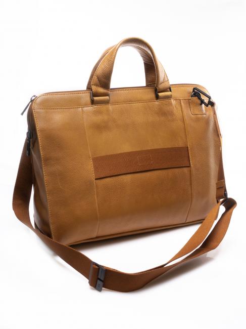 CAMPIONARIO - P15 PLUS Aktentasche aus Leder f&uuml;r 15,6" PC LEDER - Arbeitstaschen