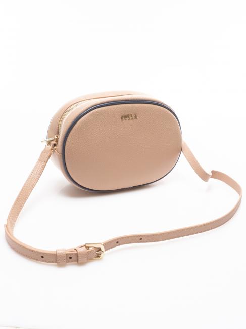 CARA Oasi Mini-Schultertasche Mondstein + blau d - Damentaschen