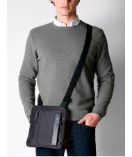 PIQUADRO Bürste P16-Linie CHEVRON BLAU - Umhängetaschen Herren - 5