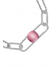 MORELLATO 1930 Stahlarmband mit Katzenauge Fuchsie - Armb&auml;nder - 3