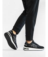 ARMANI EXCHANGE DUSSELDORF Turnschuhe Mann Schwarz Schwarz - Herrenschuhe - 7