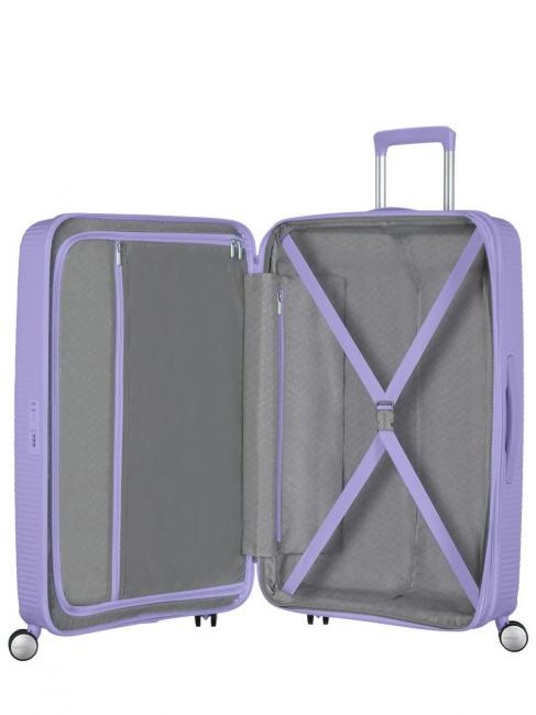 SOUNDBOX SPINNER Mittlerer Trolley, erweiterbar Lavendel - Harte Trolleys