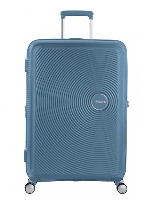Trolley SOUNDBOX, groß, erweiterbar steinblau - Harte Trolleys