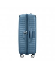 AMERICAN TOURISTER SOUNDBOX SPINNER Mittlerer Trolley, erweiterbar steinblau - Harte Trolleys - 4