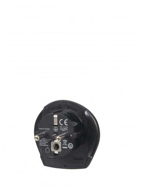 GLOBAL TRAVEL Adapter f&uuml;r Steckdosen von Mondo - Europe SCHWARZ - Reisezubeh&ouml;r