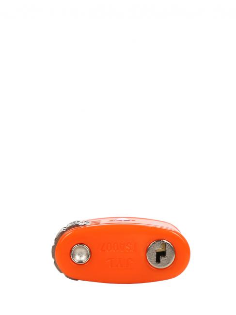  GLOBAL TRAVEL Vorh&auml;ngeschloss mit Kabel und TSA-Kombination Orange - Reisezubeh&ouml;r