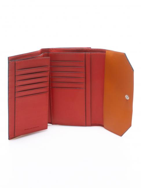 MUSE Ledergeldb&ouml;rse Orange - Brieftaschen Damen