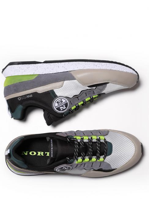 RW-03 EARTHQUAKE Sneaker grau / bla / lime - Herrenschuhe