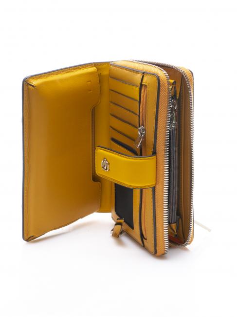 MUSE Ledergeldb&ouml;rse Gelb - Brieftaschen Damen