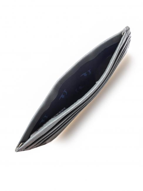 Geldbörse in Haut saffiano  GRAU - Brieftaschen Herren