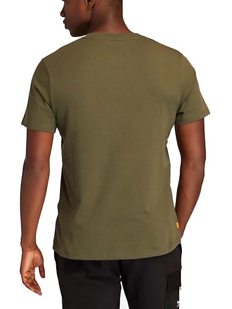 KBEC RIVER Kurzarm-T-Shirt Grabblatt - Herren-T-Shirts