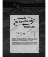 SMEMORANDA RE-GENERATION Wochenendtasche mit Schultergurt Grau - Reisetaschen - 4