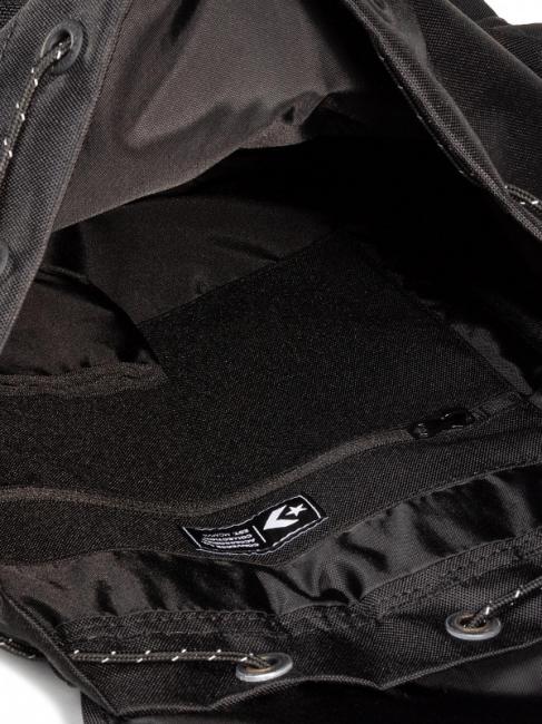  RUCKSACK Rucksack mit Klappe SCHWARZ - Rucks&auml;cke f&uuml;r Schule &amp; Freizeit