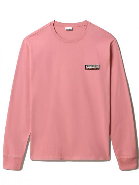 S-PATCH Lang&auml;rmliges Baumwollhemd rosa lulu - Herrenpullover