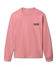NAPAPIJRI S-PATCH Lang&auml;rmliges Baumwollhemd rosa lulu - Herrenpullover - 4