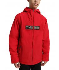 NAPAPIJRI k rainforest op giacca Jacket with zip and hood roter Tango - Kinder Jacken - 2