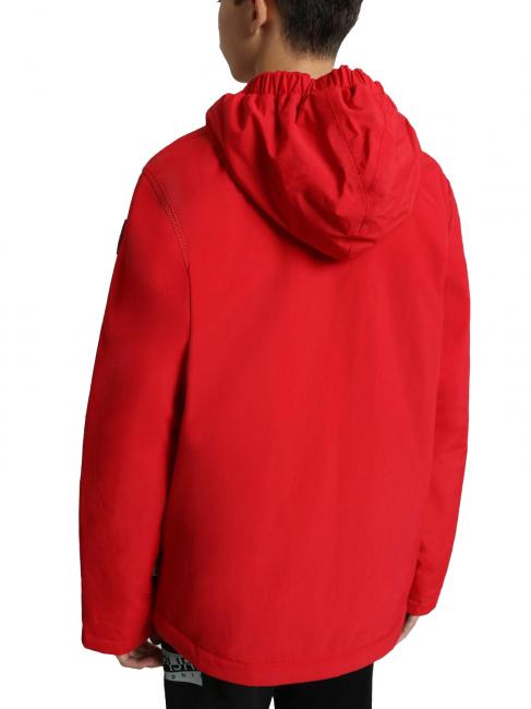 k rainforest op giacca Jacket with zip and hood roter Tango - Kinder Jacken