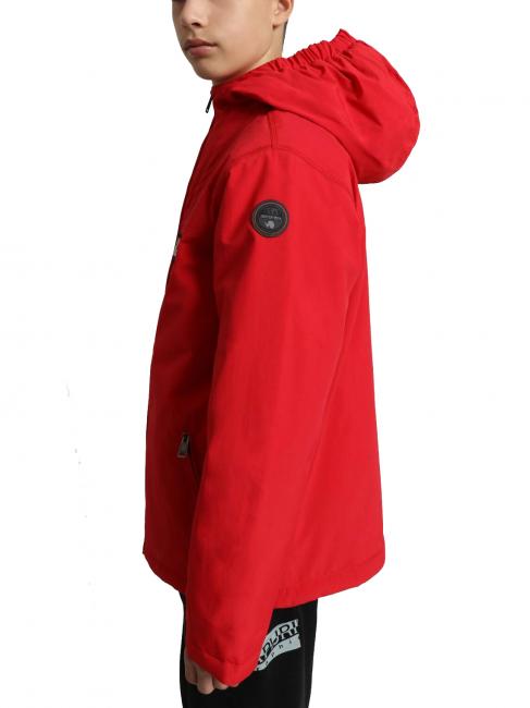 k rainforest op giacca Jacket with zip and hood roter Tango - Kinder Jacken