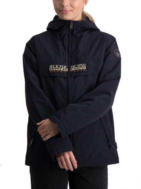 k rainforest op giacca Jacket with zip and hood blu marine - Kinder Jacken