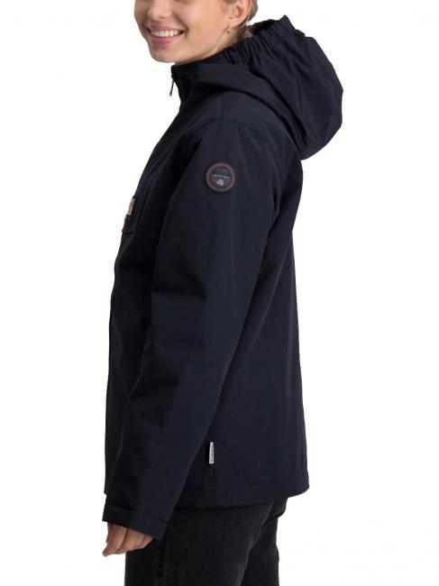 k rainforest op giacca Jacket with zip and hood blu marine - Kinder Jacken