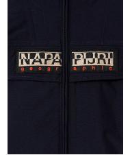 NAPAPIJRI k rainforest op giacca Jacket with zip and hood blu marine - Kinder Jacken - 6