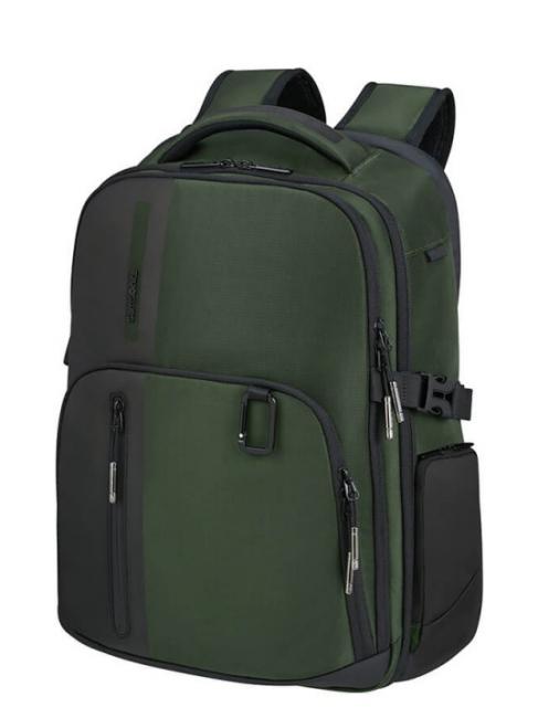 BIZ2GO Tagesausflugsrucksack, 15,6 "PC-Halterung Erde gr&uuml;n - PC-Rucks&auml;cke