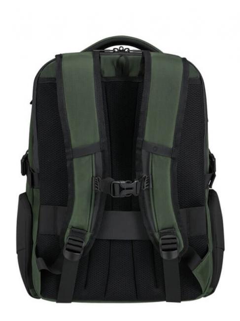 BIZ2GO Tagesausflugsrucksack, 15,6 "PC-Halterung Erde gr&uuml;n - PC-Rucks&auml;cke