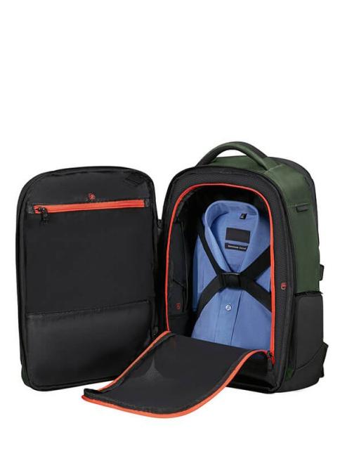 BIZ2GO Tagesausflugsrucksack, 15,6 "PC-Halterung Erde gr&uuml;n - PC-Rucks&auml;cke