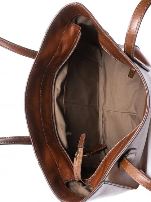 MADDALENA Umhängetasche aus Leder BRAUN - Damentaschen