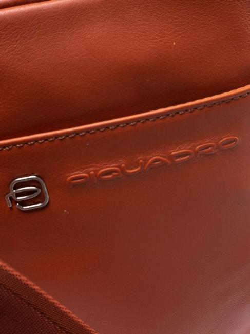 Bürste VIBE out, aus gehämmertem Leder orange3 - Umhängetaschen Herren