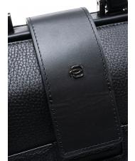 PIQUADRO ILI Arztkoffer aus Leder Schwarz - Arbeitstaschen - 3