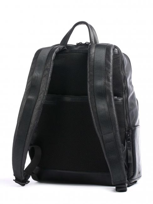 HARPER Laptop-Rucksack 14 ", aus Leder Schwarz - PC-Rucksäcke