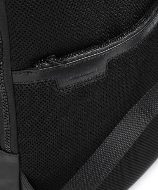 HARPER Laptop-Rucksack 14 ", aus Leder Schwarz - PC-Rucksäcke