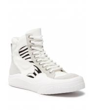 TWINSET Sneaker alta in Hautmitinserti zebrati  wei&szlig;es / pelziges Zebra - Damenschuhe - 3