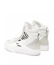 TWINSET Sneaker alta in Hautmitinserti zebrati  wei&szlig;es / pelziges Zebra - Damenschuhe - 4
