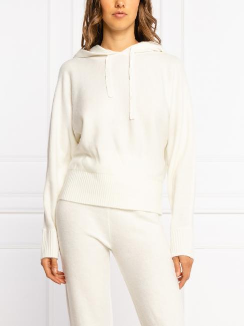 U&B  kompletter Pullover mit Kapuze und Jogging Elfenbein - Sportanz&uuml;ge f&uuml;r Damen