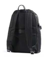 PIQUADRO RYAN 15,6-Zoll-Laptop-Rucksack aus recyceltem Stoff Schwarz - PC-Rucks&auml;cke - 2