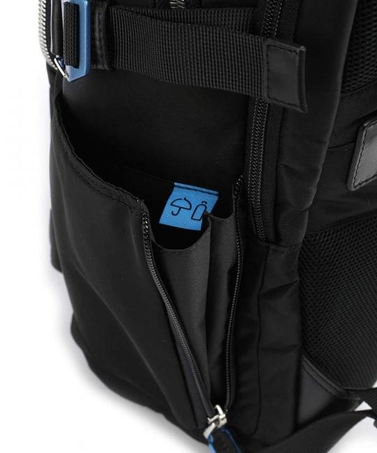 RYAN 15,6-Zoll-Laptop-Rucksack aus recyceltem Stoff Schwarz - PC-Rucks&auml;cke