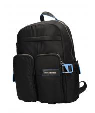 PIQUADRO PQ-RY Rucksack aus recyceltem Stoff, 14-Zoll-PC-Halterung Schwarz - PC-Rucks&auml;cke - 2