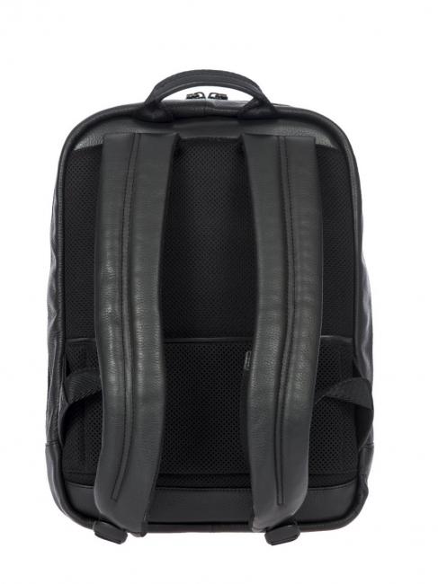 TORINO 13 "Laptop-Rucksack aus Leder Schwarz - PC-Rucks&auml;cke