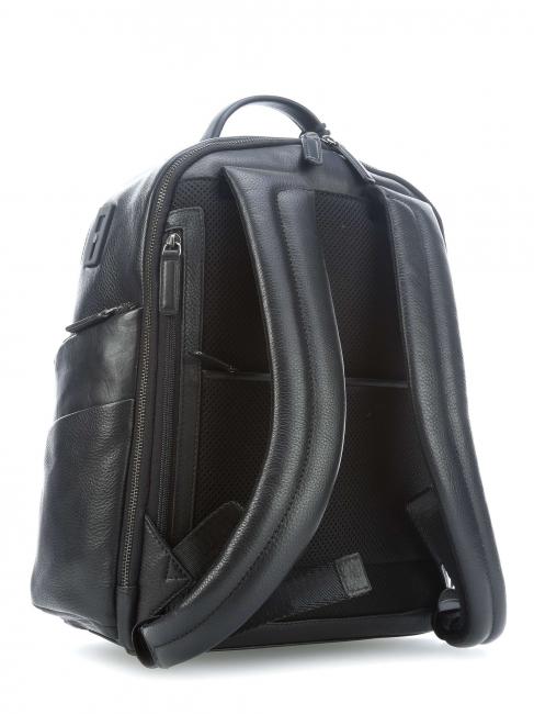 TORINO 15 "Laptop-Rucksack aus Leder Schwarz - PC-Rucksäcke