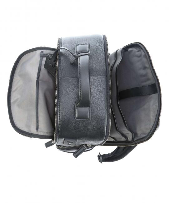 TORINO 15 "Laptop-Rucksack aus Leder Schwarz - PC-Rucksäcke
