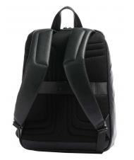 PIQUADRO W103 Lederrucksack, 15,6 "PC-Halter Schwarz - PC-Rucks&auml;cke - 2