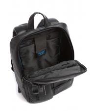 PIQUADRO W103 Lederrucksack, 15,6 "PC-Halter Schwarz - PC-Rucks&auml;cke - 3