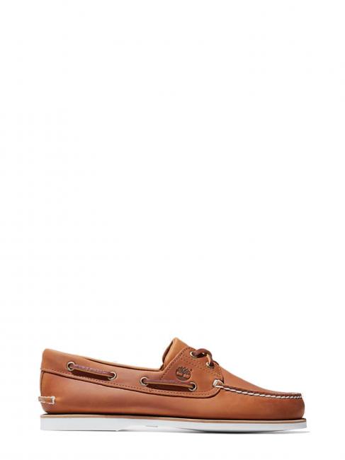 Classic Boat 2 Eye Bootsschuhe aus Leder Aprikosen-Buff - Herrenschuhe