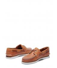 TIMBERLAND Classic Boat 2 Eye Bootsschuhe aus Leder Aprikosen-Buff - Herrenschuhe - 3