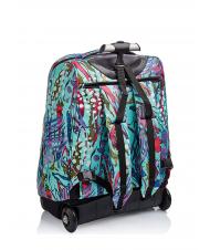 INVICTA BENIN ABSTRACT JUNGLE Trolley-Rucksack abstraktes Dschungel-Aqua - Rucks&auml;cke mit Trolleyfunktion - 5