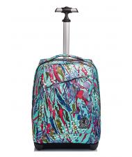 INVICTA BENIN ABSTRACT JUNGLE Trolley-Rucksack abstraktes Dschungel-Aqua - Rucks&auml;cke mit Trolleyfunktion - 6