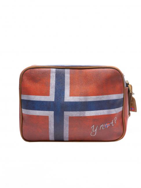 FLAG VINTAGE Reporter-Schultertasche mit Tasche Norwegen - Damentaschen